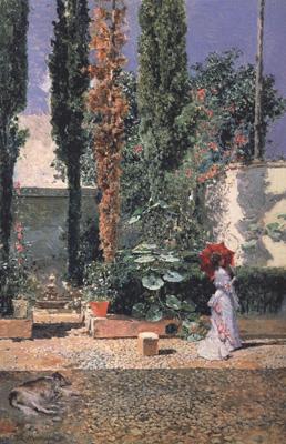 Marsal, Mariano Fortuny y Garden of Fortuny's House (nn02) China oil painting art